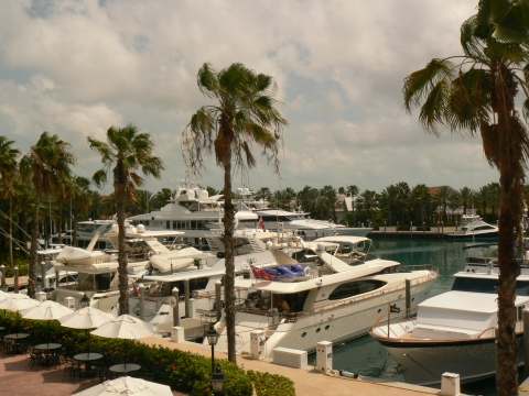 Une des marina de Paradise island