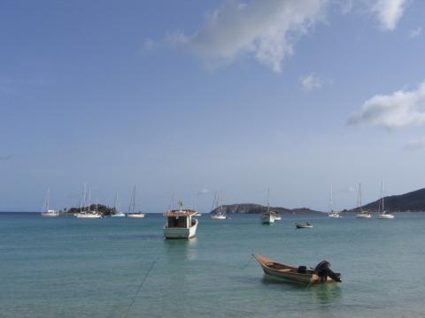 Le mouillage de Testigo  grande