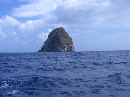 Le rocher du diamant  la Martinique.