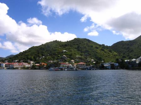 Le mouillage dans le lagon de st Martin.