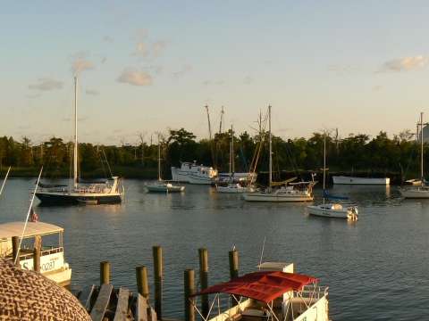 Mouillage à Georgetown.