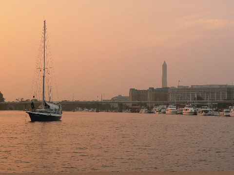 Mouillage Dans Washington channel